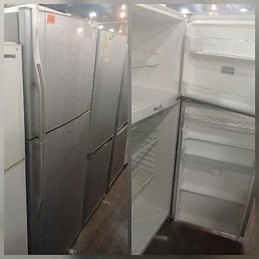 bosch soyuducu: 2 qapılı Hitachi Soyuducu Satılır, rəng - Gümüşü — 1