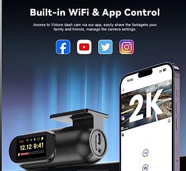 2K Quad HD Avtomobil DVR Kamera - 2K Quad HD video yazılışı: yüksək — 3