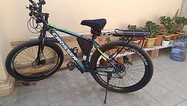 qalin teker velosiped: Crosser dağ velosipedi – geniş təkərli, yüklə səyahətə hazır komplekt — 1