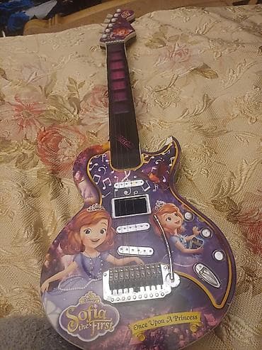 Disney Sofia the First temalı uşaq elektrik gitarası - Rəng