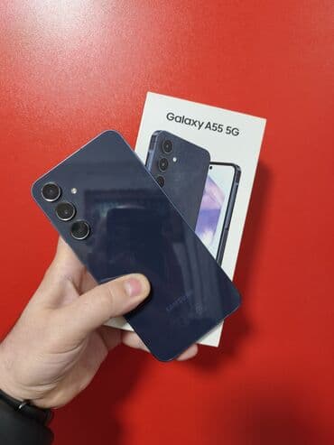 samsung a52s 5g: Samsung Galaxy A55, 256 GB, rəng - Qara — 1