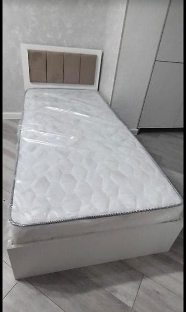 taxt carpayı: Təknəfərlik çarpayı, Bazalı, Matras ilə, Siyirməsiz — 2