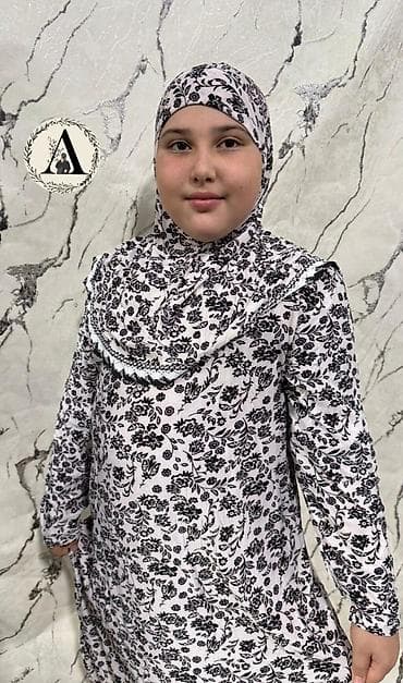 Donlar: Uşaq üçün çiçək naxışlı namaz dəsti - İki hissədən ibarət komplekt — 3