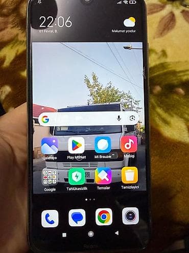 dinamik satisi: Redmi Note 8, 128 GB, rəng - Mavi, Barmaq izi — 5