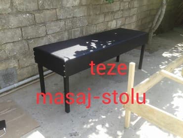 Masaj stolu teze mohkem yumusaq ve her reng kojalardan bu cur duzz