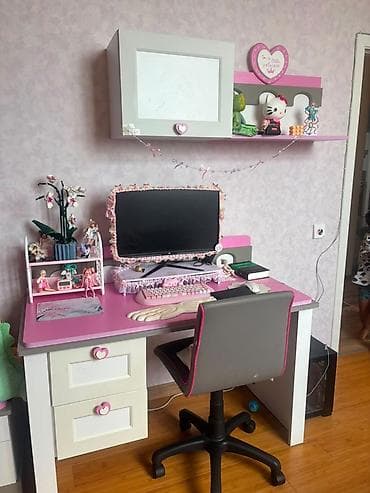 dest: Uşaq/yeniyetmə otağı üçün komplekt mebel dəsti Tərkibi: - Yazı — 1