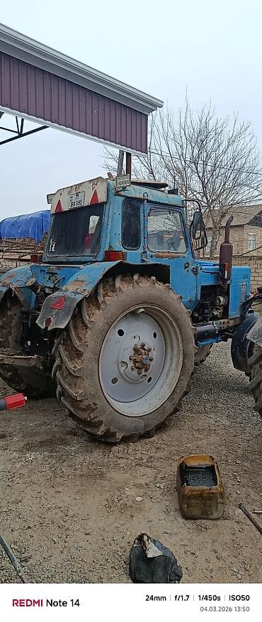 Belarus MTZ-82.1 təkərli traktor - 4x4 (ön dartı) aqreqatlı - — 2