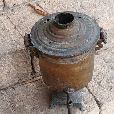 Qədim samovar, 1900 il, Mis, Vəziyyəti: Yaxşı
