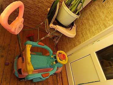 dəmir masin: Uşaq üçün ride-on/push maşın - Rənglər: mavi, çəhrayı, sarı və — 3