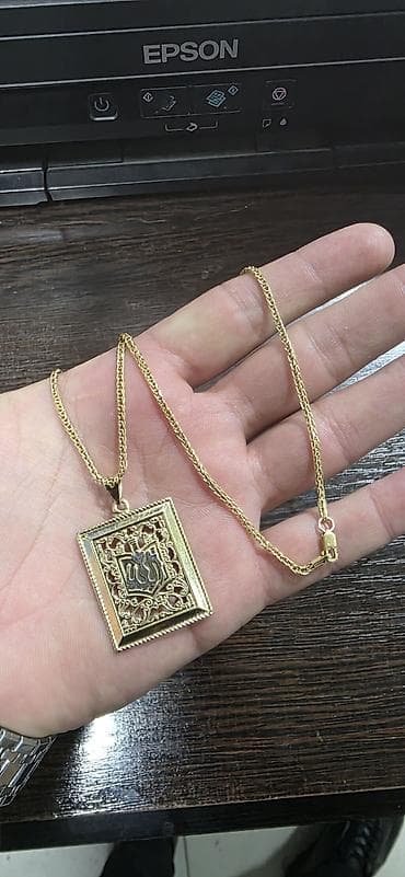 boyunbag: Boyunbağı, Sarı qızıl, 585 Əyar, 5 g — 1