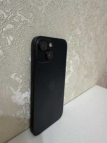 mobile phone: IPhone 15, 128 GB, Qara, Barmaq izi, Face ID — 4