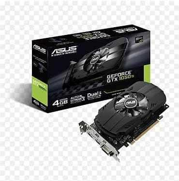 Videokartlar: Videokart Asus GeForce GTX 1050 Ti, 4 GB, İşlənmiş — 1