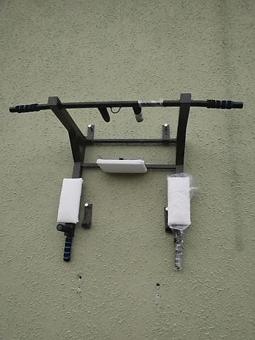 Divar üçün çoxfunksiyalı turnik–press–dips (3‑ü 1-də) trenajoru