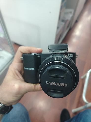 isti: Samsung NX1000 hibrid fotoaparat dəsti - Gövdə: Samsung NX1000 (APS‑C — 5