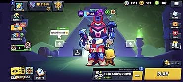 qizil sikke: Brawl Stars hesabı – geniş kolleksiya və nadir skinlər - Ümumi — 7