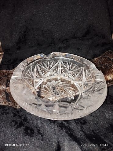 Пепельница хрустальный