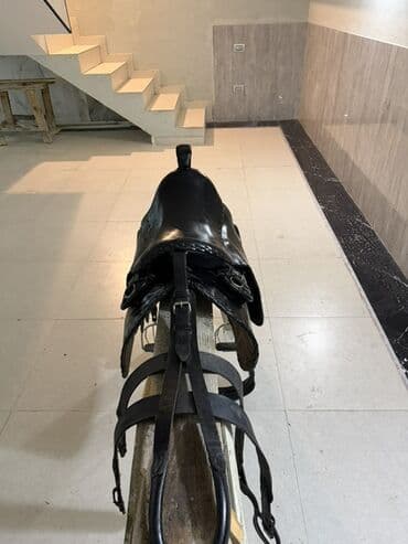 Xaltalar, qayışlar və tasmalar: Məhsul: At yəhəri və komplekt dəri avadanlıq Təsvir: - Rəng: qara — 3