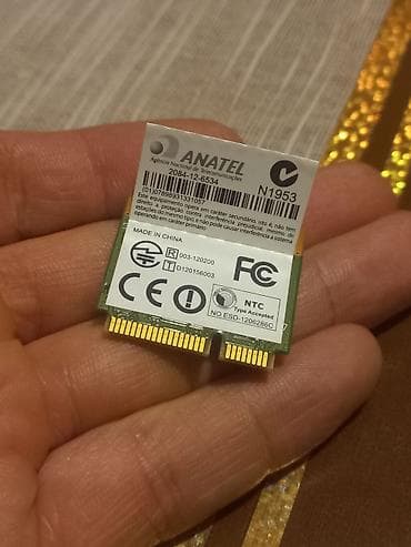 modemlər: Qualcomm Atheros QCWB335 Mini PCIe Wi‑Fi/Bluetooth modulu - Model — 3