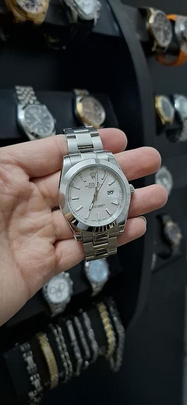 qol saati telefon: Yeni, Qol saatı, Rolex, rəng - Ağ — 2