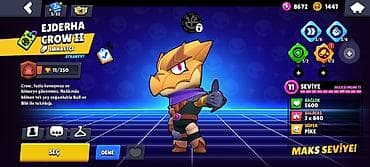 ps 2 pro: Brawl Stars hesabı – yüksək səviyyəli qəhrəmanlar və nadir — 6