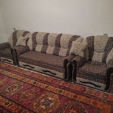 купить кресло раскладное бу: Диван, Б/у, Раскладной, С подъемным механизмом, Ткань, Нет доставки — 5