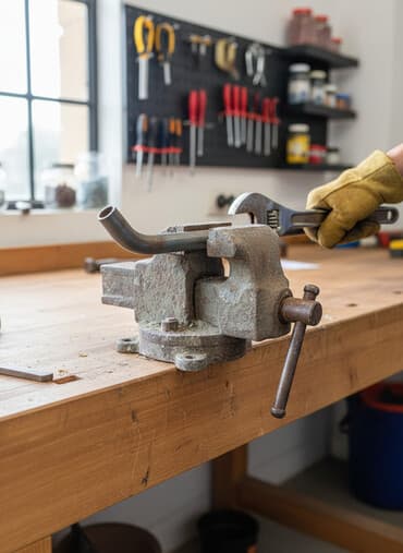 Metall emalatxanası üçün dəzgah qısqacı (səndəl) - Material: Döküm