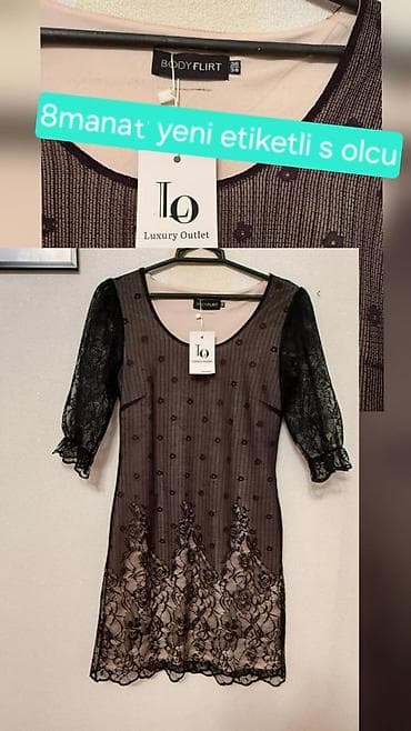 keci dişi: Brend: Bodyflirt Ölçü: S (36/38) Qiymət: 8 manat (şəkildə — 1