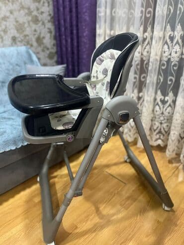 Oyuncaqlar: Uşaq yemək stulu - Tənzimlənən hündürlük və arxa dayağı: müxtəlif yaş — 1