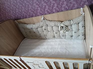 Oğlan və qız üçün, Dördbucaq, Beşik, Dəst ilə, Matras ilə, Yellənmə mexanizm ilə