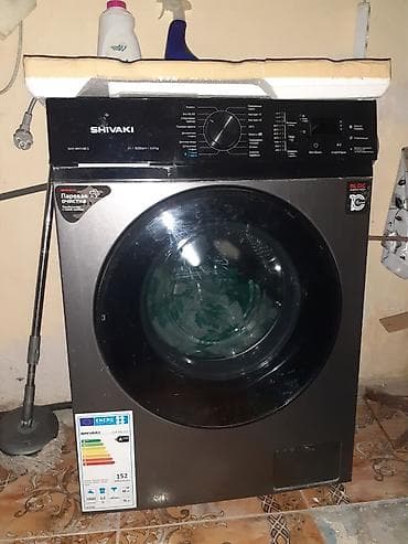 морозильная камера для мороженого бу: SHIVAKI SHW-WM1460 S ön-yükləməli paltaryuyan maşın - Yük həcmi: 6.0 — 2