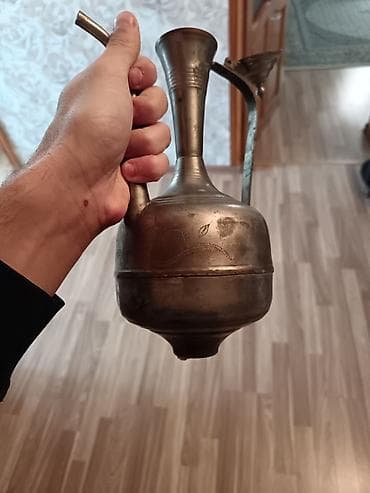 qedmi qablar: Rəng - Sarı, Metal — 4