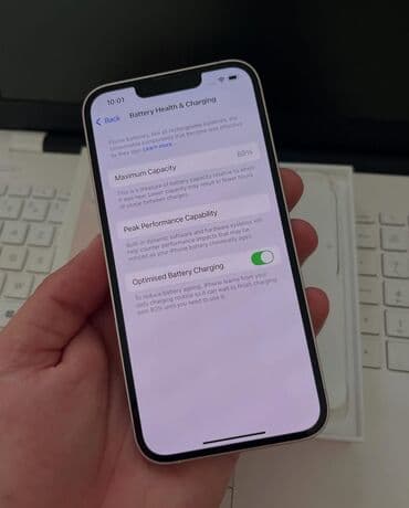 iqoo 13: IPhone 13, 128 GB, Ağ, Zəmanət, Face ID, Sənədlərlə — 3