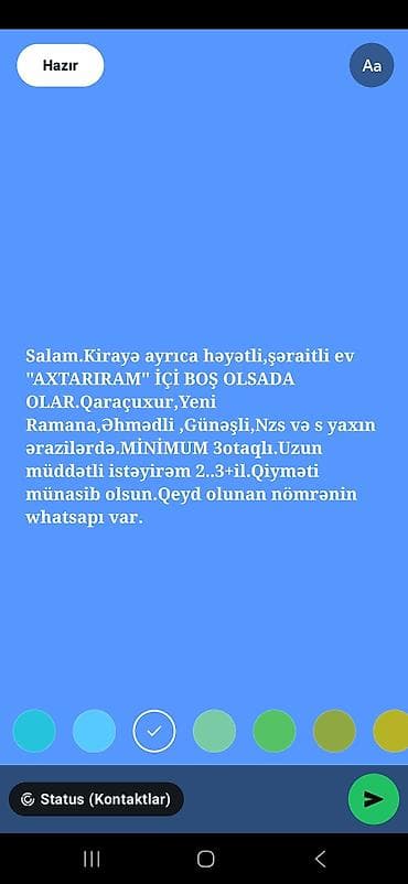 ələt qəsəbəsi: Axtarıram: Kirayə üçün ayrıca həyətli, şəraitli ev (içi boş da ola — 3