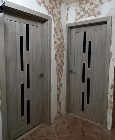 şuşə qaplar: Yeni Otaq qapısı 90x205 sm Çərçivə ilə, Zəmanətli, Ödənişli quraşdırma, Pulsuz çatdırılma — 3