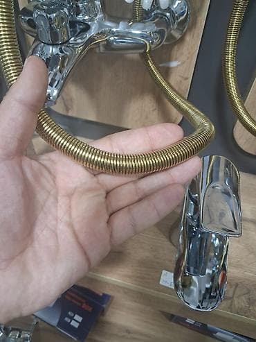 trap hamam: Qızılı rəngli duş sistemi – kvadrat yağış duşu Məhsul təsviri: - — 3