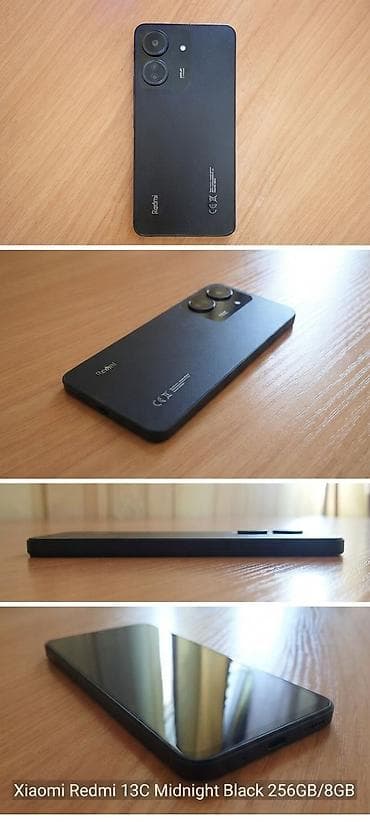 redmi turbo 5 max qiyməti: Redmi 13C, 256 GB, rəng - Qara, Barmaq izi, Düyməli — 1
