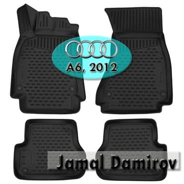 диски на авто титановые: AUDI A6, 2012 3D poliuretan ayaqltilar — 1