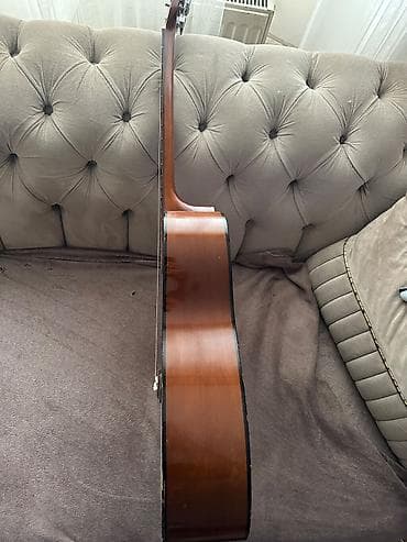 Akustik gitara, Yamaha, 6 sim, İşlənmiş, Pulsuz çatdırılma, Ödənişli çatdırılma, Ünvandan götürmə — 3