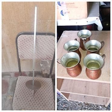 4 gozlu doner aparatinin sisi ve 5 dene mis ayran qablari satilir — 1