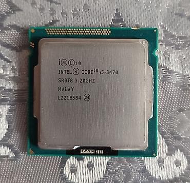 komputer prosesor: Məhsul: Intel Core i5-3470 prosessor Texniki göstəricilər: - — 1