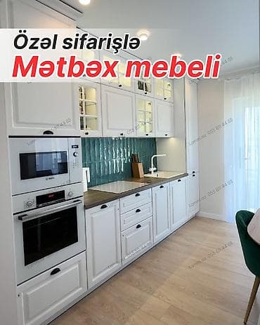 Özəl sifarişlə mətbəx mebeli - Fərdi layihələndirmə: ölçülər