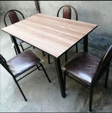miz ustul: Masa və oturacaqlar dəsti, stol stul. Stollar, stullar, Masalar — 3