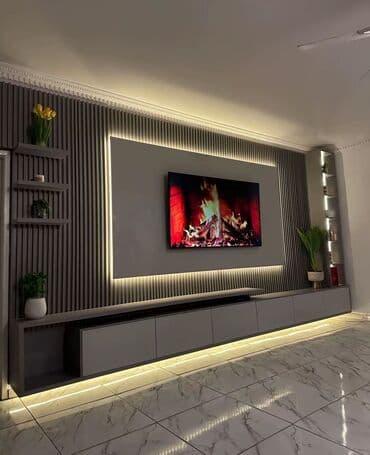 аренда помещения под ресторан кафе: Прямой ТВ стенд, С полками, Ламинат — 3