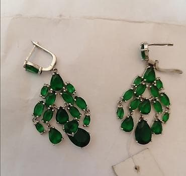 prada eynək qiyməti: Sırğa, Gümüş — 1