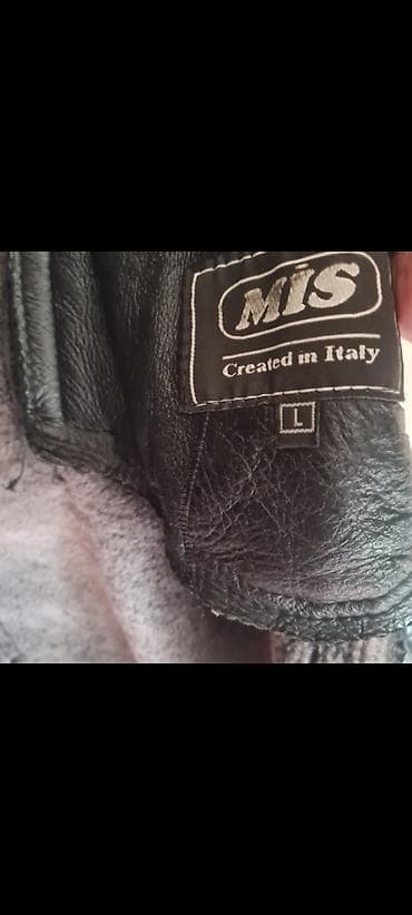 мужские кожаные куртки в баку: İtaliya dublyonkası. Az istifadə olunub — 3