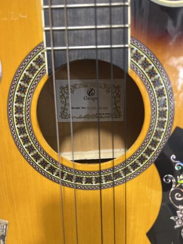 bas gitara: Акустическая гитара, Akkord, 6 струн, Б/у, Платная доставка — 2