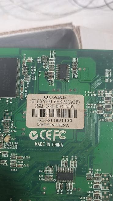 sistem buloku: Qrafik kartı: QUAKE GF FX5500 VER:M (AGP) Texniki xüsusiyyətlər: - — 1