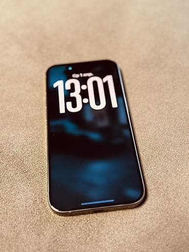 iphone 12 pro dual sim: IPhone 15 Pro, 128 GB, Natural Titanium, Simsiz şarj, Face ID, Sənədlərlə — 2