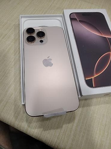 pro controller: IPhone 16 Pro Max, 256 GB, Desert Titanium, Face ID — 2