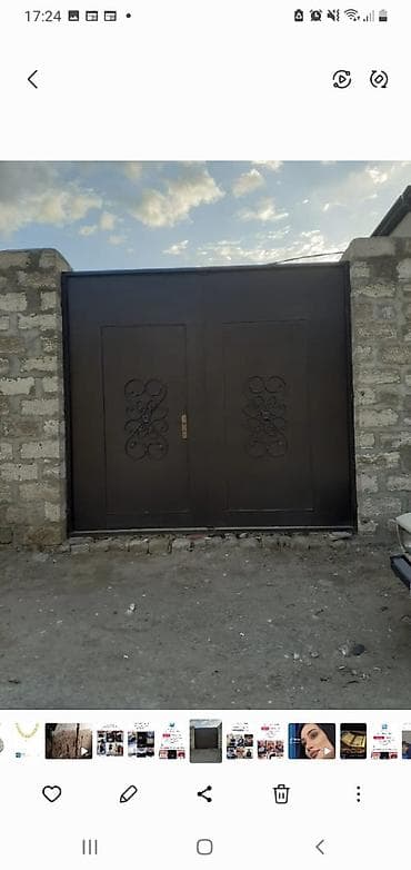 Satılır: həyət evi və geniş bağ sahəsi - Həyət: daş hasarlı, dəmir